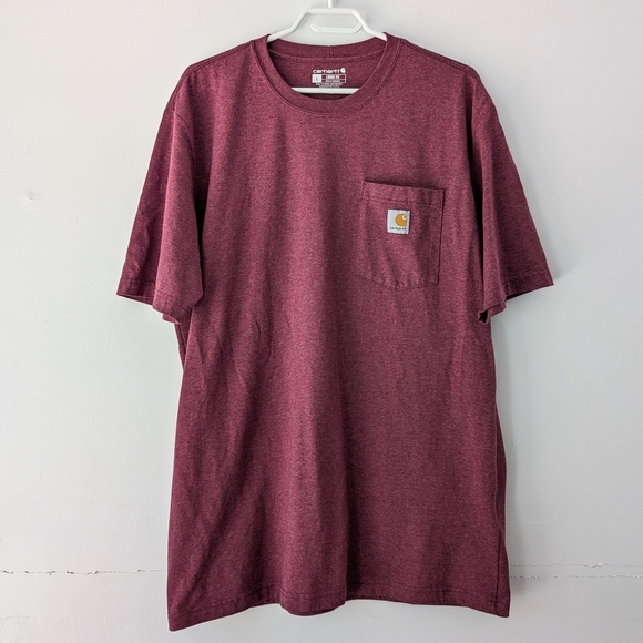 Carhartt Men's Loose Fit Heavyweight Short-sleeve Pocket T-shirt ~ Size Large - Picture 2 of 11